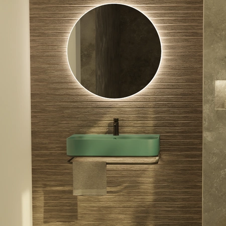 Vitruvit Slash reling pod umywalkę, mat GRAPHITE