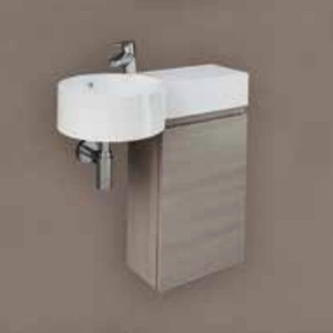 Zestaw PETIT Umywalka okrąg blatP z otworem, szafka JOY EGY