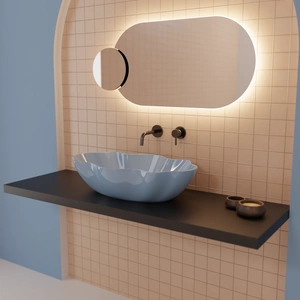 Vitruvit SEASTAR ceramiczna umywalka nablatowa 65 x 39 cm w wybranym kolorze