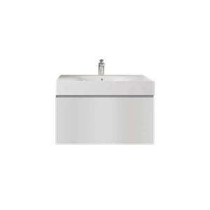 Zestaw DES Umywalka z otworem & Szafka UNO Joy  podumywalkowa podwieszana 80 biała