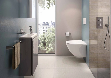 Zestaw SENSATION Miska WC podwiesz. Rimless 52cm & deska WC W/O biały połysk