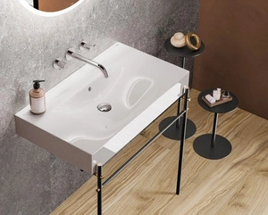 STOLIK OKRĄGŁY ŚR. 28 CM, WYS. 63 CM CZARNY MAT