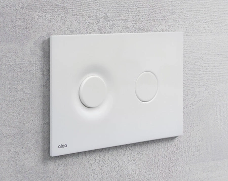 Alcadrain Zestaw Stelaż SÁDROMODUL i Przycisk Dot.Dot. biały-mat/chrom-mat