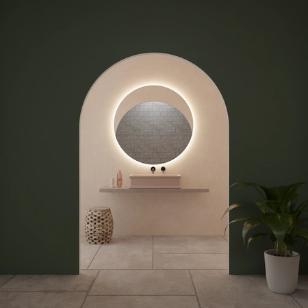 Vitruvit Lustro okrąg LED 120 cm