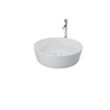 FEELING Umywalka slim nablatowa okrągła 42 cm biały połysk (AWHA)