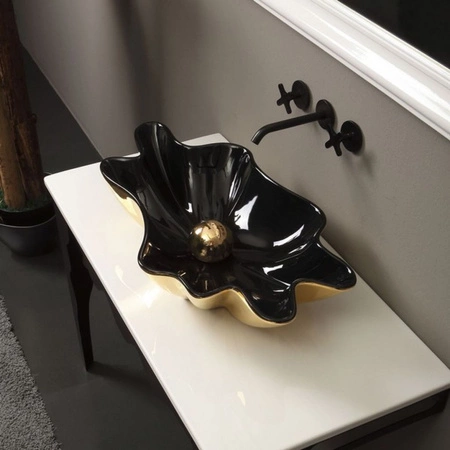 Vitruvit SHELL ceramiczna umywalka nablatowa 79 x 42 cm w wybranym kolorze