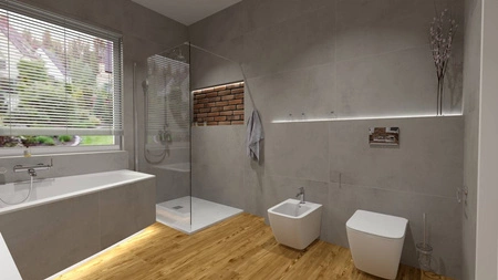 Bidet DAVOS podwieszany 52 cm Biały Połysk