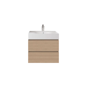 Zestaw DES Umywalka z otworem & Szafka Joy podumywalkowa podwieszana 60 SCANDINAVIAN OAK