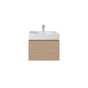 Zestaw DES Umywalka z otworem & Szafka UNO Joy podumywalkowa podwieszana 60 SCANDINAVIAN OAK