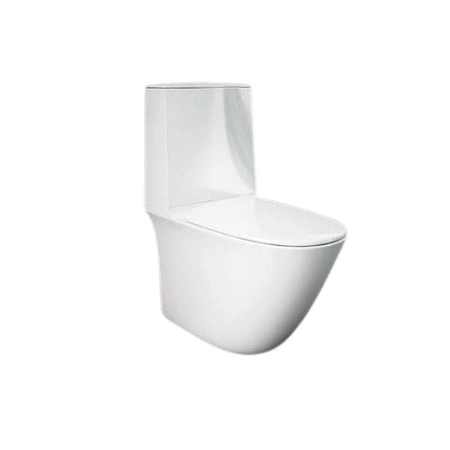 Zestaw SENSATION Kompakt: Miska WC Rimless do kompaktu 62cm & zbiornik do kompaktu, zasilanie dolne & Deska WC W/O