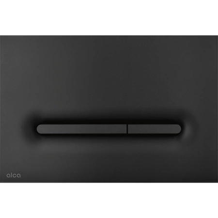 Alcadrain Zestaw Stelaż SÁDROMODUL i Przycisk Linka czarny-mat