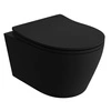 Miska WC z deską TIVOLI czarny mat