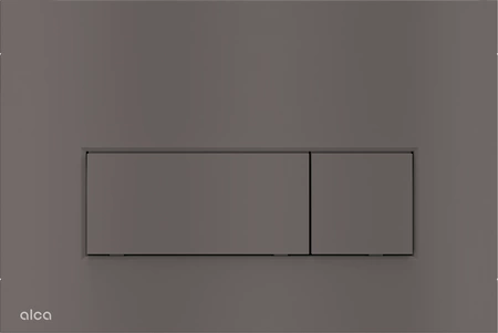 Alcadrain Zestaw Stelaż SÁDROMODUL i Przycisk THIN Prostokąt Gun Metal Mat