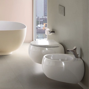 CLOUD bidet podwiesz. 56x40cm biały połysk