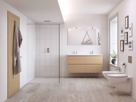 JOY Umywalka wpuszczana, meblowa 121x46,5 cm