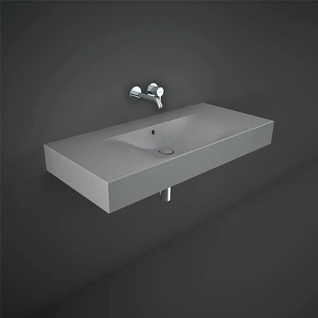 DES UMYWALKA PODWIESZ.NABLAT.101X46CM BEZ OTWORU szary mat