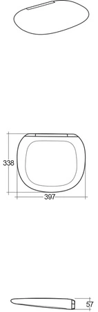 SILVER SIEDZISKO PRYSZNICOWE SKŁADANE 40x34 cm