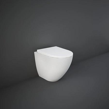 DES Miska WC stojąca Rimless 52x38cm biały połysk