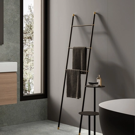 STOLIK OKRĄGŁY ŚR. 28 CM, WYS. 63 CM CZARNY MAT