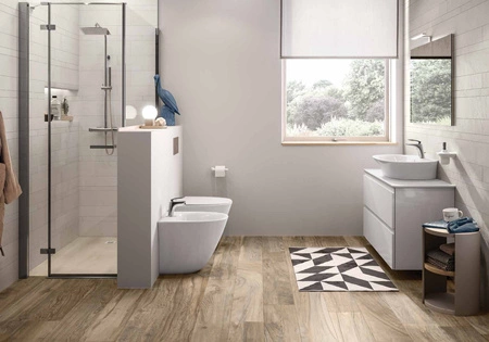 SENSATION Bidet stojący 52x38 cm biały połysk