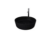 FEELING Umywalka slim nablatowa okrągła 42 cm czarny mat (504)