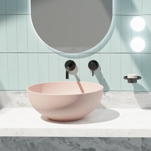 Vitruvit SKY ceramiczna umywalka nablatowa okrągła 40 cm w wybranym kolorze