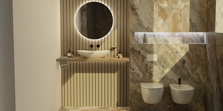 Vitruvit Open podwieszana miska WC rimless w wybranym kolorze