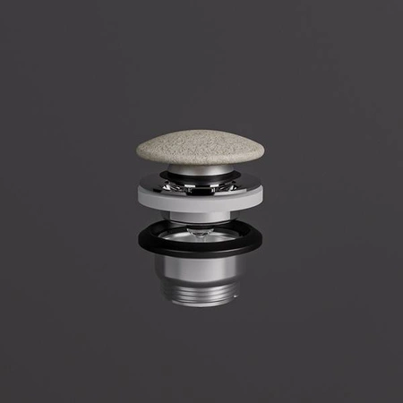 RAK-DUO odpływ z wolnym przepływem z maskownicą ceramiczną Mica Warm Grey