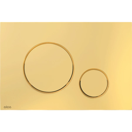 Alcadrain Zestaw Stelaż SÁDROMODUL i Przycisk THIN Złoty Połysk