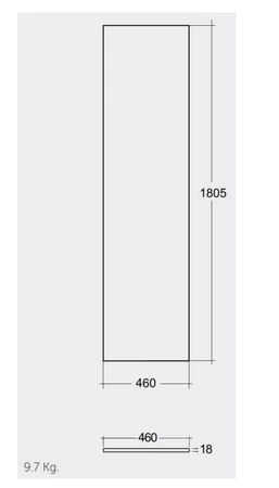 Blat meblowy RAK-Plano Techwood 181X46 cm - Scandinavian Oak