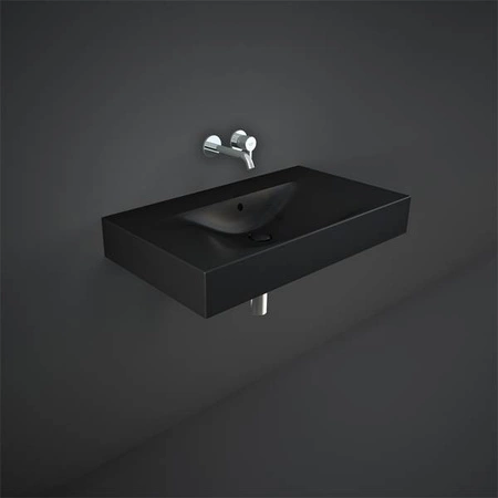 DES UMYWALKA PODWIESZ.NABLAT.81X46CM BEZ OTWORU czarny mat