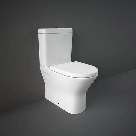 Zestaw RESORT kompakt: Miska WC Rimless do kompaktu 60cm & zbiornik do kompaktu & deska WC W/O