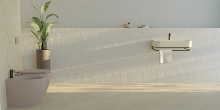 Vitruvit Slash reling pod umywalkę, mat GRAPHITE