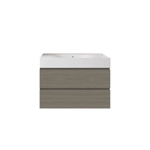 Zestaw DES Umywalka bez otworu & Szafka Joy  podumywalkowa podwieszana 80 GREY ELM