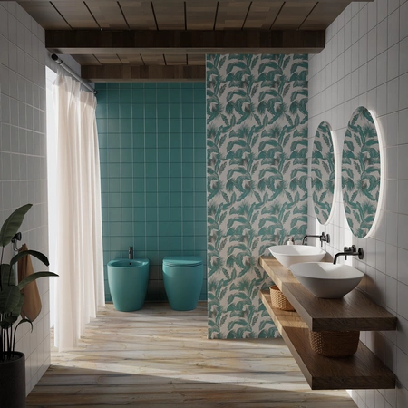 Vitruvit MILD ceramiczna umywalka nablatowa owalna 58 cm w wybranym kolorze