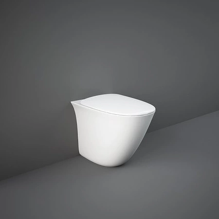 SENSATION Miska WC stojąca Rimless 52x38 cm biały połysk-PROTEC