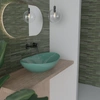 Vitruvit VESSEL ceramiczna umywalka nablatowa owalna 60 x 39 cm w wybranym kolorze