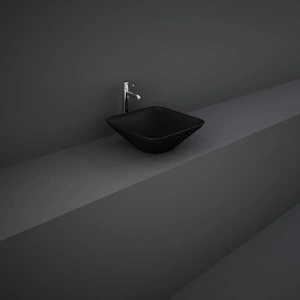 VARIANT Umywalka nablat. kwadratowa 36x36 cm czarny mat