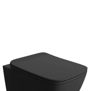 Deska WC DAVOS slim czarna