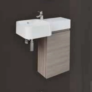 Zestaw PETIT Umywalka kwadrat P z otworem, szafka JOY EGY