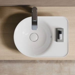 VALET Umywalka nablatowa 48 x 36 cm owalna bez otworu 